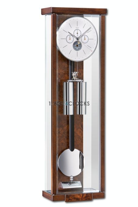 Kieninger Mariette III Mini 31 Day Multi-Dial Moonphase Regulator Walnut-Chrome