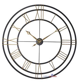 Hermle Lehman 49 Inch Gallery Wall Clock