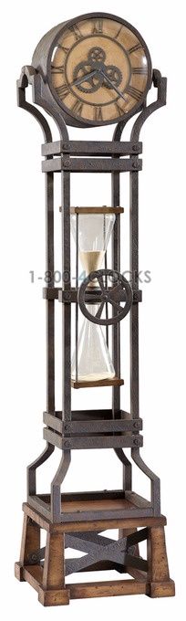 Howard Miller Hourglass Grandfather Clock