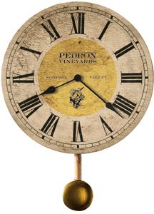 Howard Miller Pedron Vineyards Wall Clock
