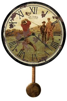 Howard Miller The St. Ives Scottish Golf Clock II Wall Clock
