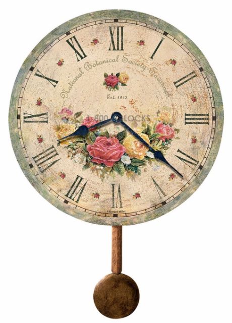 Howard Miller Savannah Botanical 13 inch Wall Clock