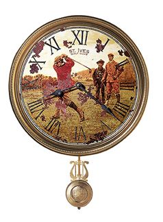 Howard Miller St. Ives Scottish Golf III Wall Clock