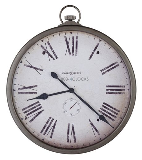 Howard Miller Gallery Pocket Watch Oversize Wall Clock