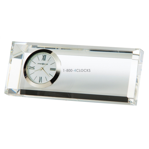 Howard Miller Prism Crystal Table Clock