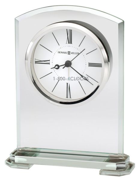 Howard Miller Corsica Anson Glass Table Clock