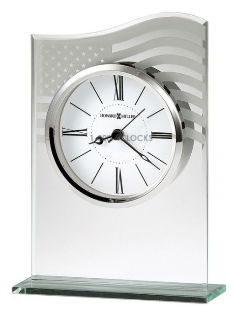 Howard Miller Liberty Flag Desk Clock