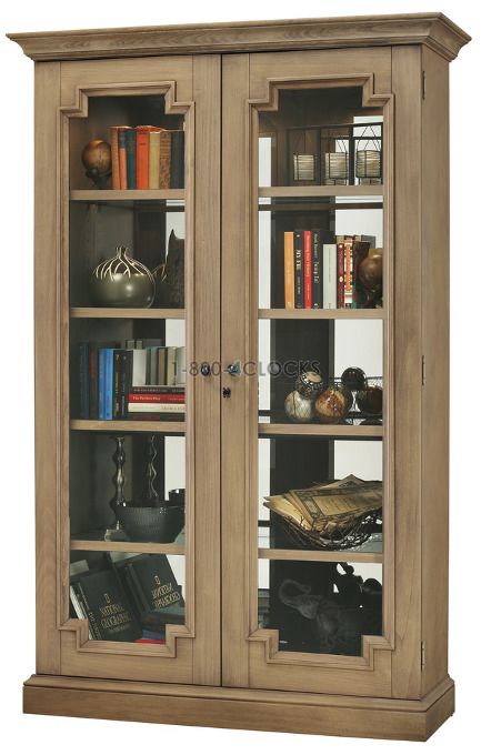 Howard Miller Desmond IV Collectors Cabinet-Floor