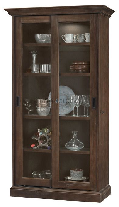 Howard Miller Meishaaged Umber Collectors Cabinet-Floor