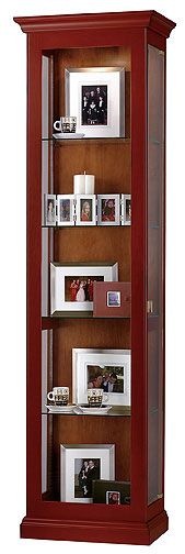 Howard Miller Seasons Chili Pepper Red Curio Cabinet