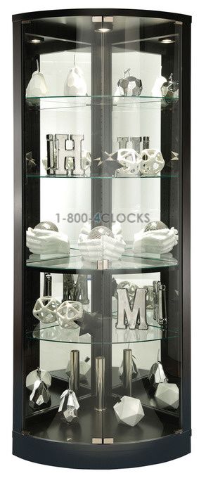 Howard Miller Jaime Collectors Cabinet-Floor