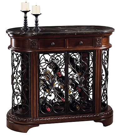 Howard Miller Marsala Wine & Spirits Cabinet