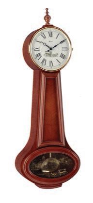 Hermle Colonial Banjo Elegant Cherry Wall Clock