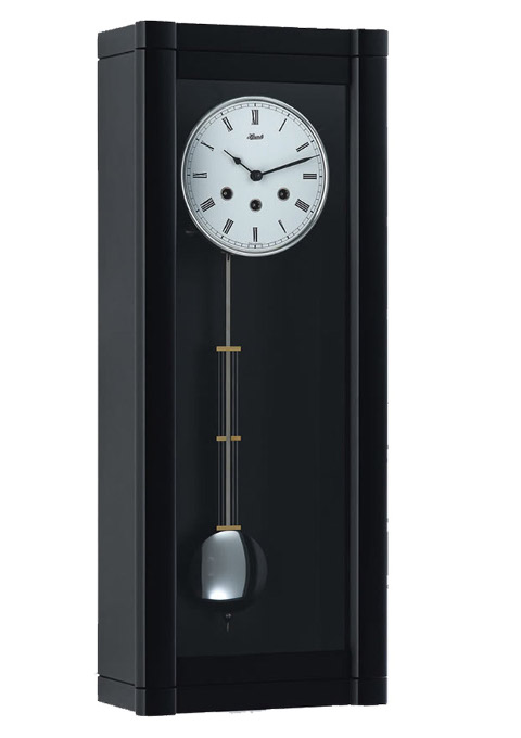 Hermle Rosslyn 8 Day Chime Wall Clock Black