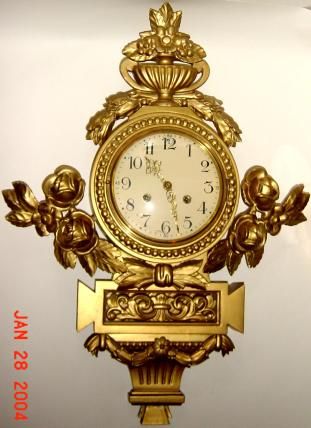 Gustav Becker Cartel Chiming Wall Clock