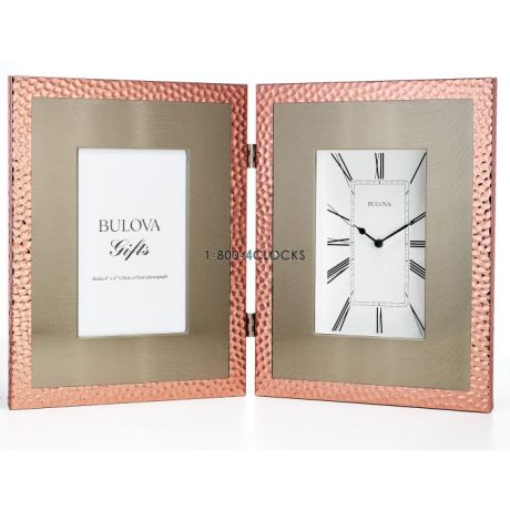 Bulova Pebblestone Photo Clock