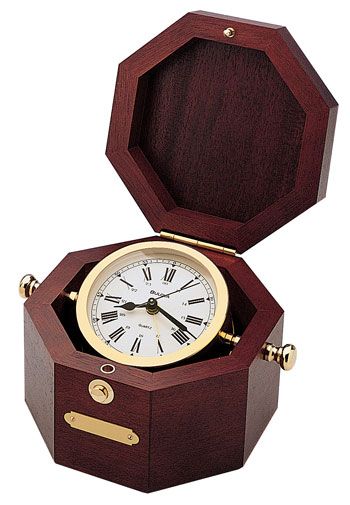 Bulova Quartermaster Maritime Collection Clock