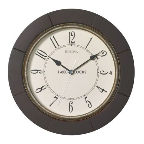 Bulova Espresso Wall Clock