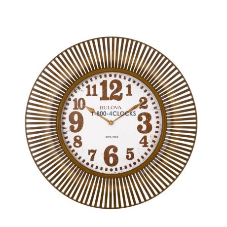 Bulova Sunburst 29 inch Wall Clock