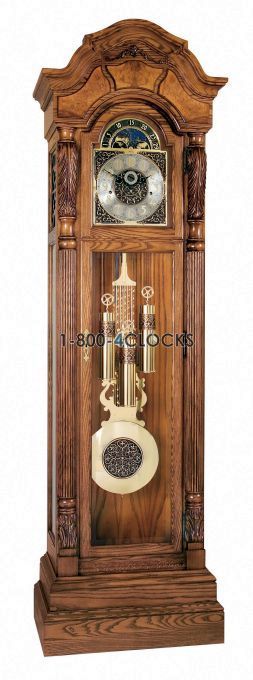 Ridgeway Oakmont Grandfather Clock at 1-800-4Clocks.com grandfather clock diagram 