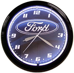 Clock ford logo
