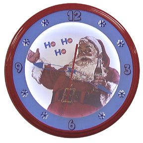 Santa Ho HoHo 20 Inch Neon Clock