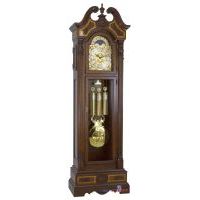 Hermle Foreman Cherry Tubular Chime Grandfather Clock