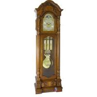 Hermle Anstead Aberdeen Tubular Chime Grandfather Clock Light Oak