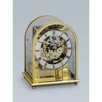 Kieninger Melodika Skeleton Brass Mantel Clock