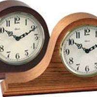 Hermle Sweet Briar Quartz Mantel Clock Oak