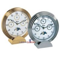 Hermle Stockton II Chrome Table Clock