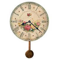 Howard Miller Savannah Botanical 13 inch Wall Clock