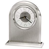 Howard Miller Argento Silver Table Clock