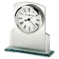 Howard Miller Colton Glass Chrome Alarm Clock