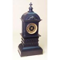 Monumental Antique French Tower Mantel Clock