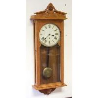 Large New Haven Wall Regulator Antique Clock