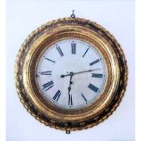 1850 Rare Antique Chauncey Jerome Wall Gallery Clock
