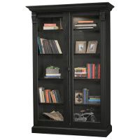 Howard Miller Chadsford IV Aged Black Collectors Cabinet-Floor