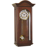 Hermle Brooke Wall Clock in Cherry