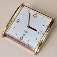 Tiffany Desk Clock with Calendar