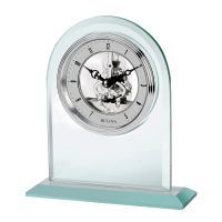 Bulova Clarity Skeleton Desk Clock