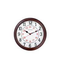 Bulova Station Master Military Time Wall Clock